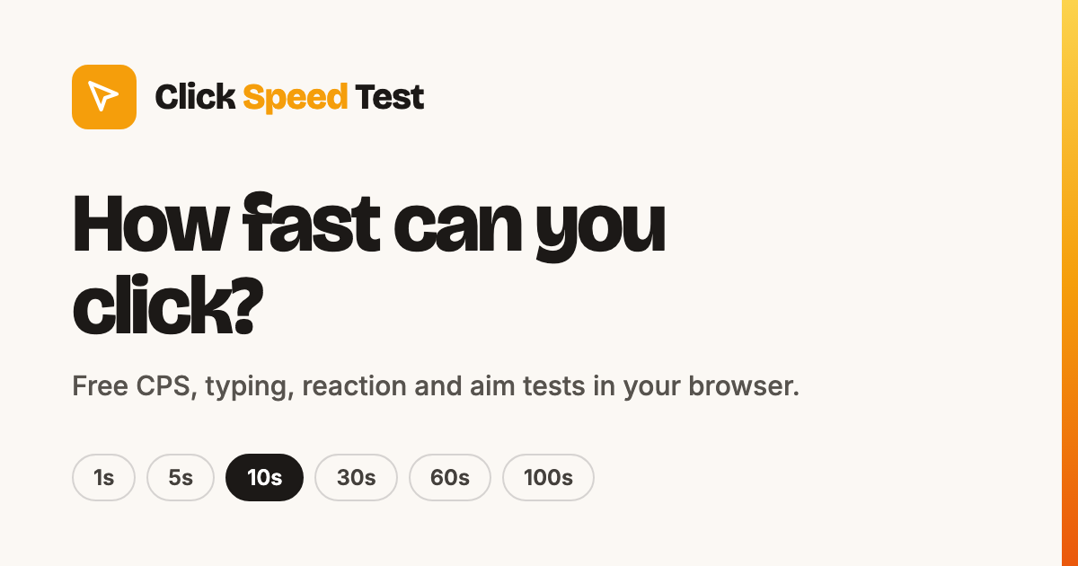 clickspeedtest.net