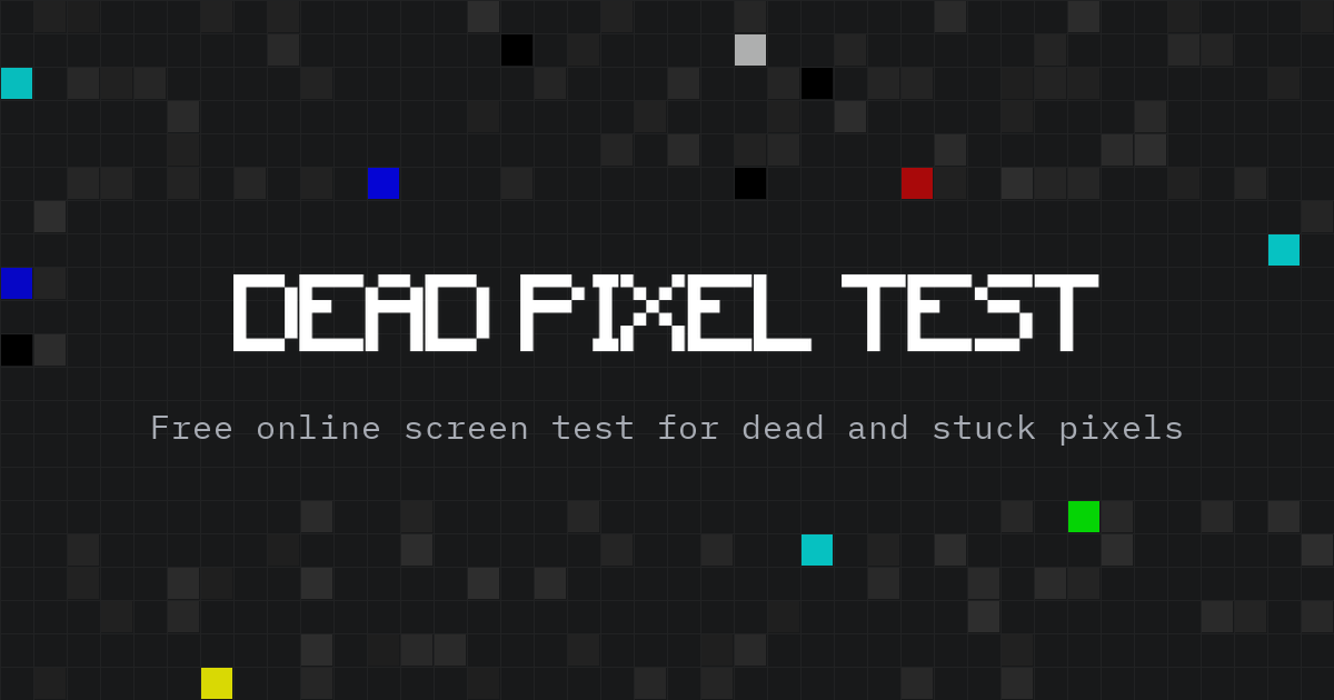 deadpixeltest.org