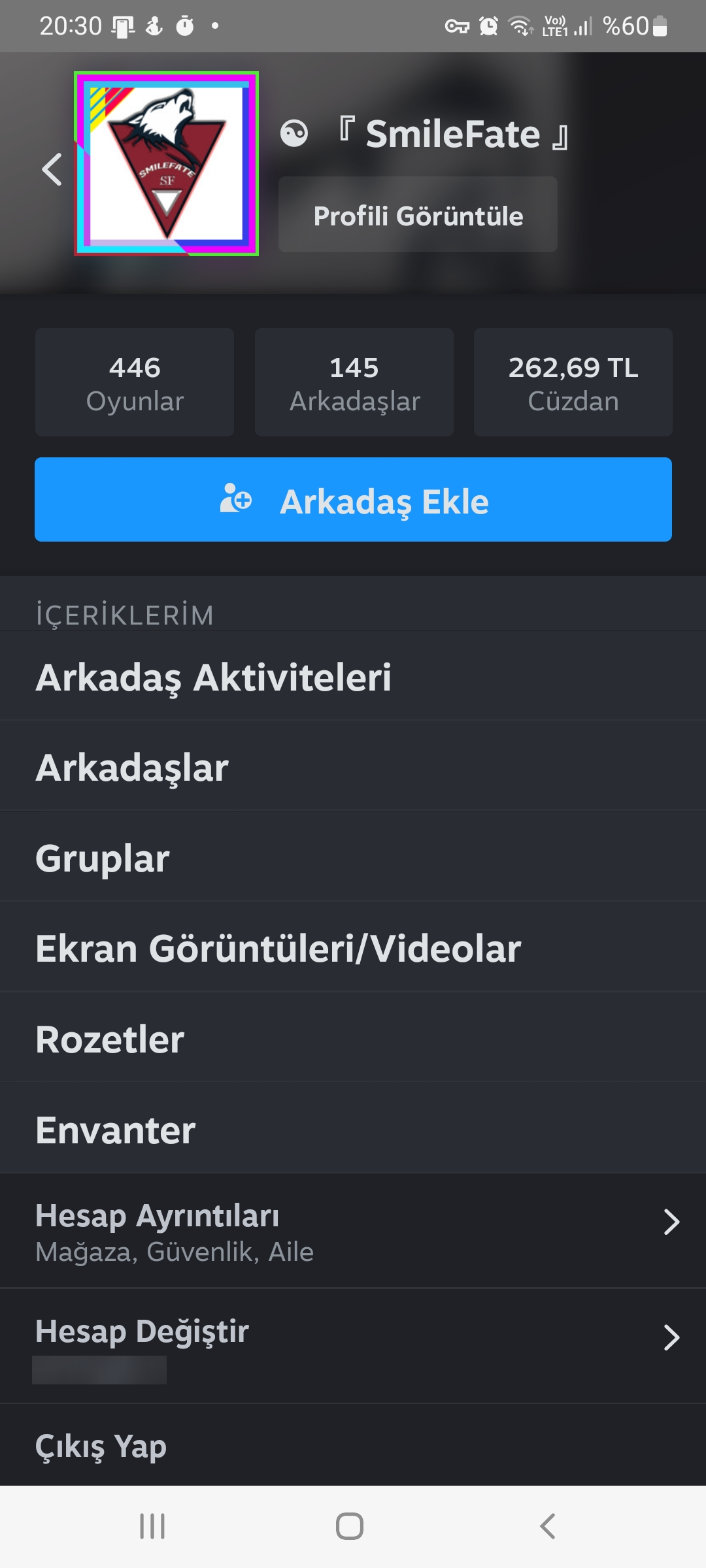 Yenilenen Steam Profil Seçenekleri