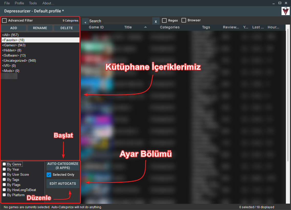 Depressurizer kullanım rehberi #SmileFate