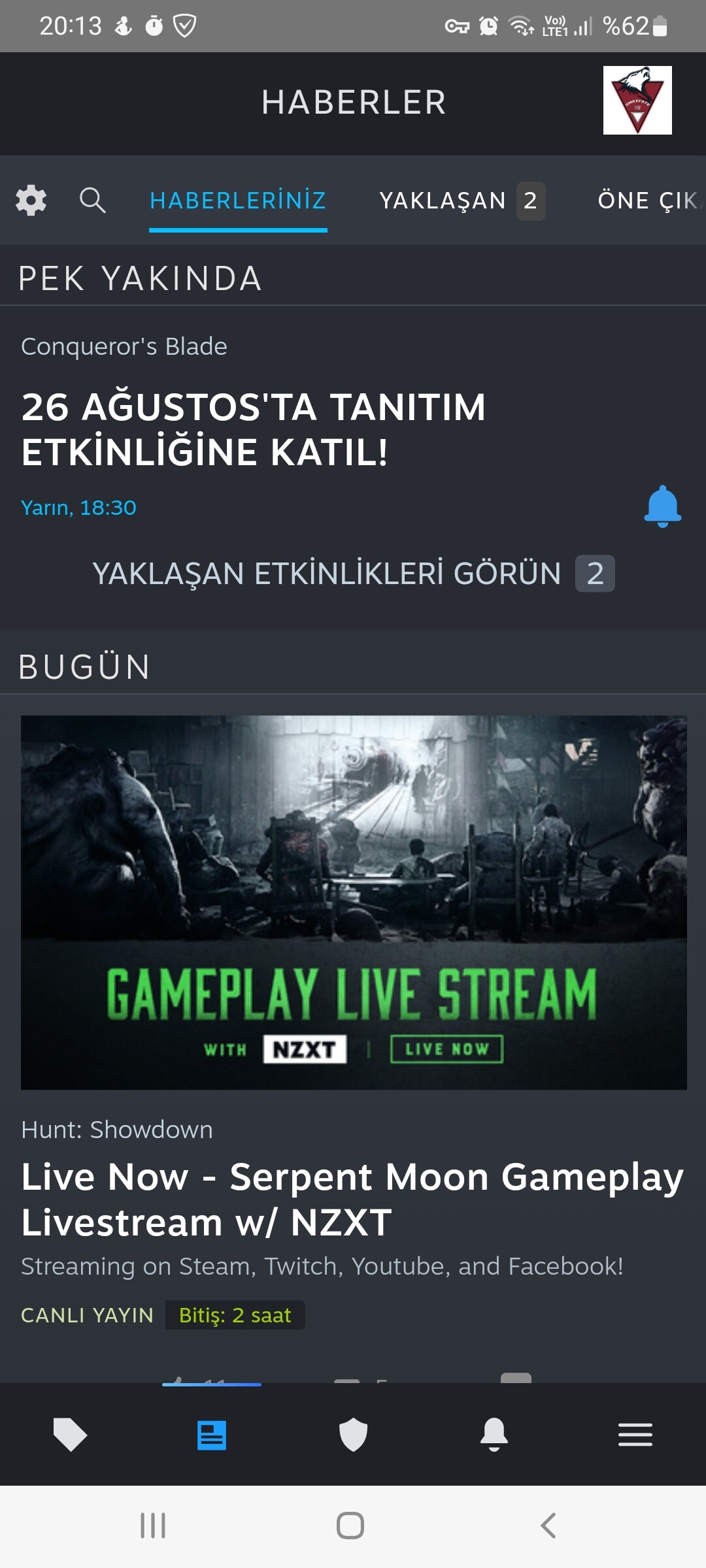 Yenilenen Steam Haberler ve Duyurular