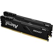 Kingston FURY Beast 16GB (2x8GB) 3200MHz DDR4 CL16 Masaüstü Bellek Kiti 2 KF432C16BBK2/16, Yeni bir sekmede açılır